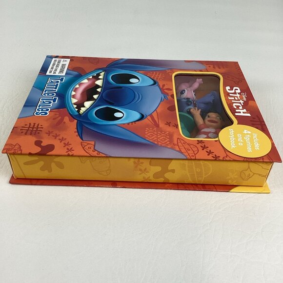 Disney Stitch Activity Kit Tattle Tales Board Book Figurines Lilop Angel Set New - Picture 8 of 8
